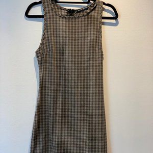 Brandy Melleville Preppy Fitted Brown/black Plaid